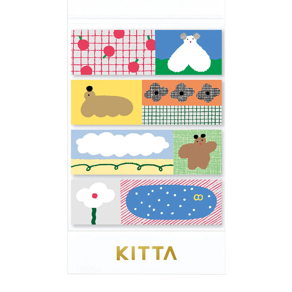 King Jim KITTA Basic Pre-cut Washi Tape - Stroll