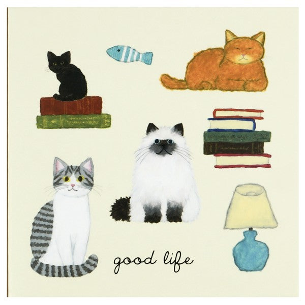 Greating Life Yusuke Yonezu Book-type Sticky Notes - Cat