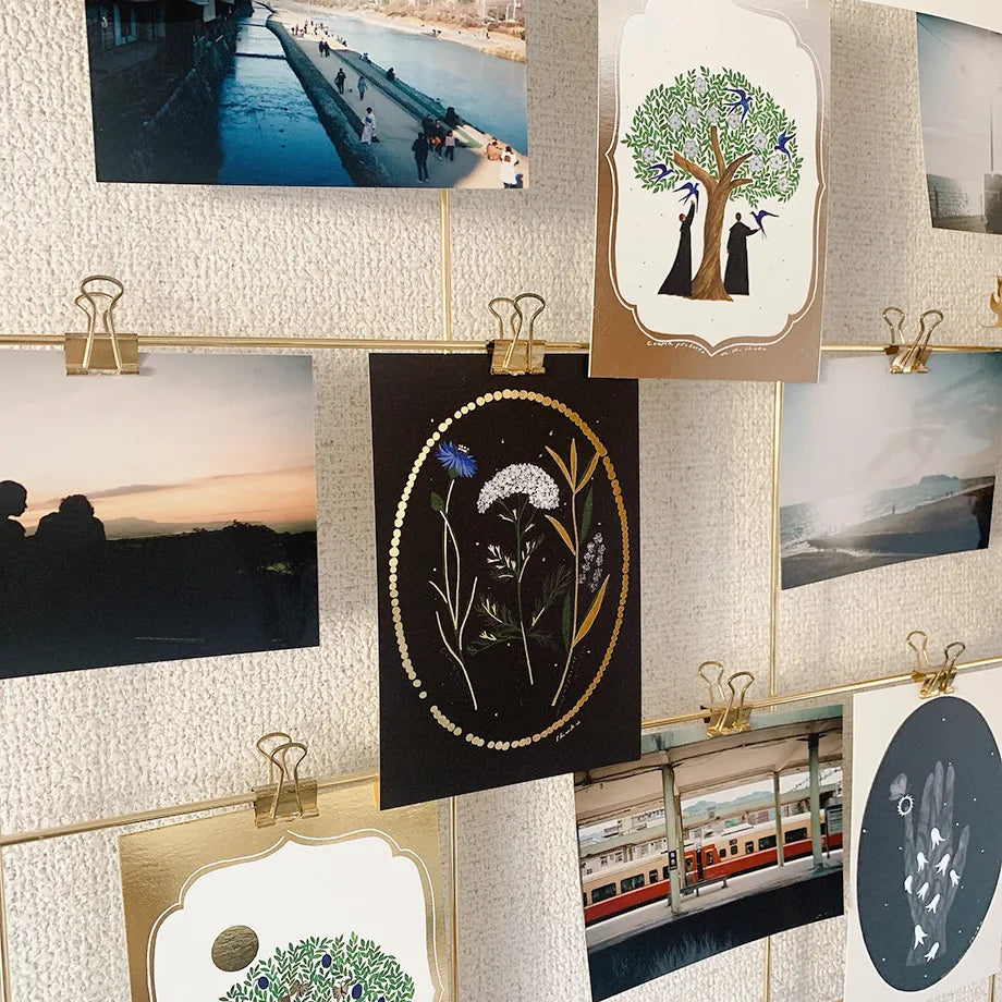 Cozyca x Shuku Nishi Foil-Stamped Postcards (4 Designs)