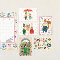 Cozyca x Aiko Fukawa Foil-Stamped Postcards (5 Designs)