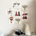 Cozyca x Necktie Foil-Stamped Postcards (5 Designs)