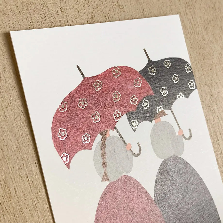 Cozyca x Necktie Foil-Stamped Postcards (5 Designs)
