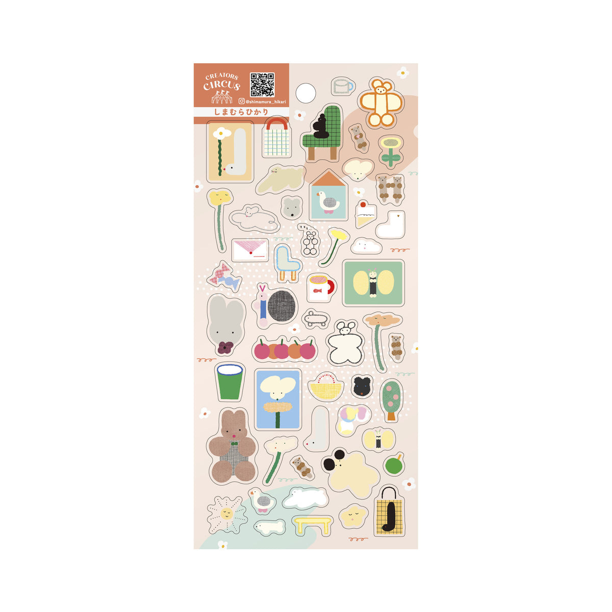 Creators Circus x Hikari Shimamura Clear PET Sticker Sheet