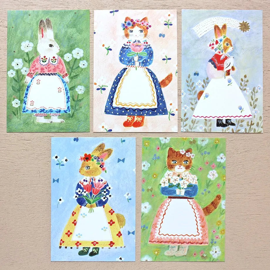 Cozyca x Aiko Fukawa Postcard Pad (10 pcs) - TABLIER
