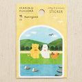 Cozyca x Mariko Fukuoka Waterproof Sticker - Kamo River