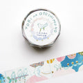 Cozyca x CHIHIRO SONODA Foil-Stamped Washi Tape – Bird’s Lost Item (2 cm × 5 m)