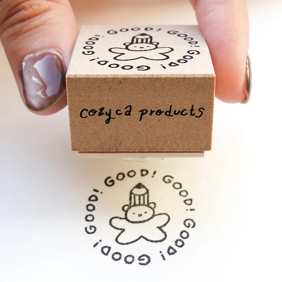 Cozyca x Mariko Fukuoka Wooden Rubber Stamps (4 Designs)