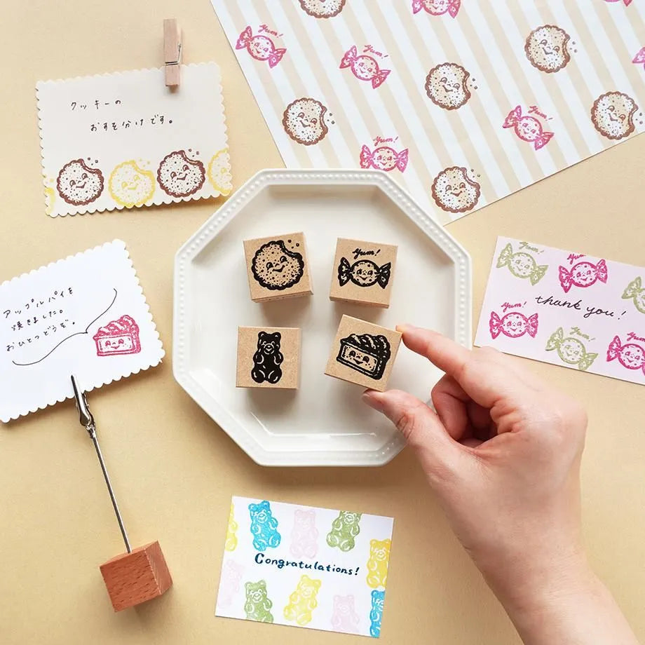 Cozyca x fragola Wooden Rubber Stamps (4 Designs)