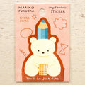 Cozyca x Mariko Fukuoka Waterproof Sticker - SHIROKUMA