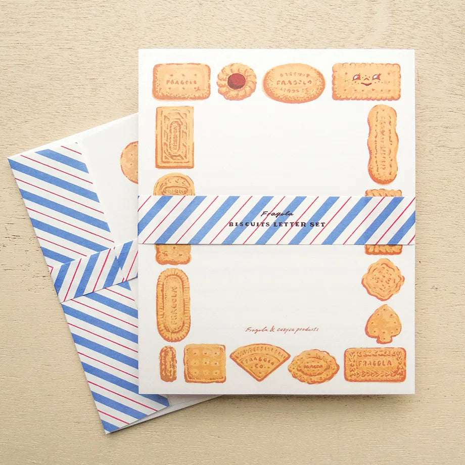 Cozyca x fragola Letter Set - Biscuits