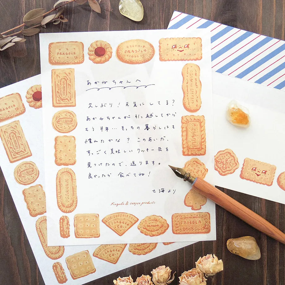 Cozyca x fragola Letter Set - Biscuits