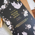 wwiinngg Slim Thread-Bound Notebook (Blank Pages) - Dancing Cats