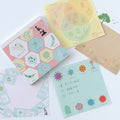 Green Flash Study Holic Square Memo Pad - Microbiology