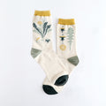Green Flash Study Holic Socks - Botany