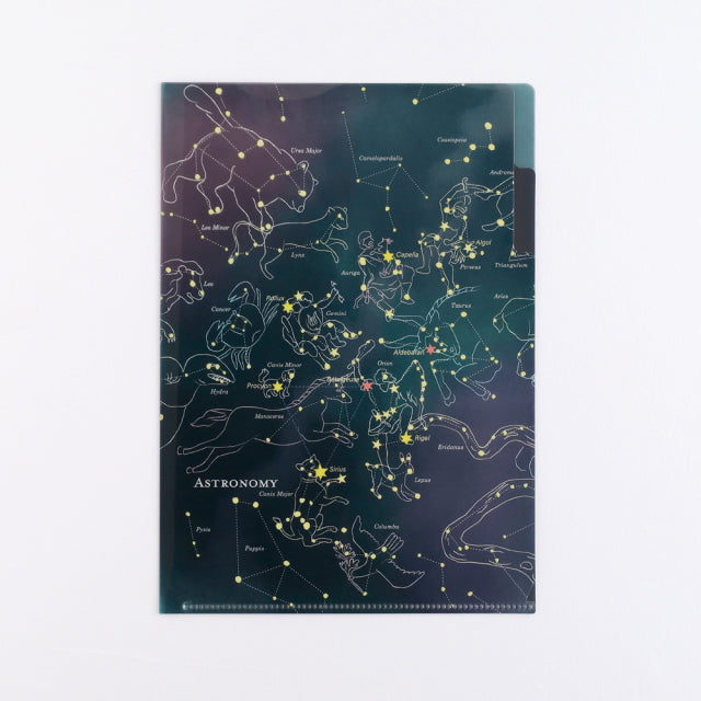 Green Flash Study Holic A5 Double Pocket Clear File - Astronomy