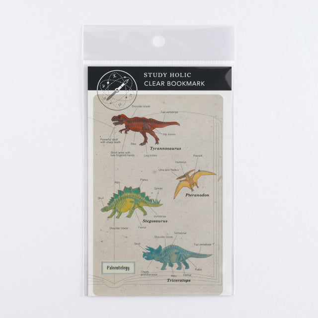 Green Flash Study Holic Clear Bookmark - Paleontology