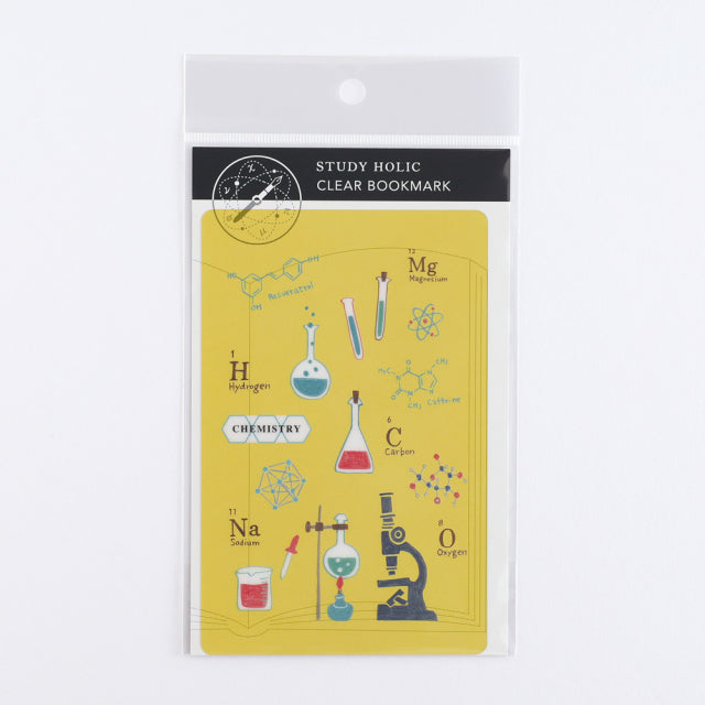 Green Flash Study Holic Clear Bookmark - Chemistry