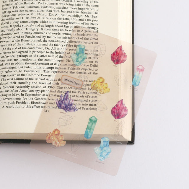 Green Flash Study Holic Clear Bookmark - Mineralogy