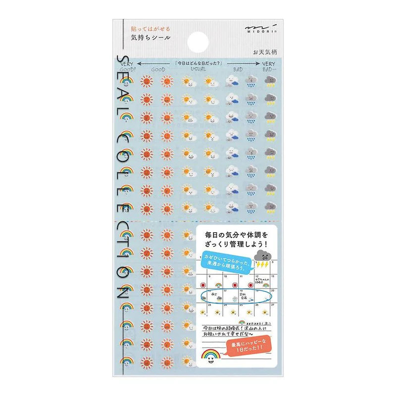 MIDORI Removable Stickers - Weather
