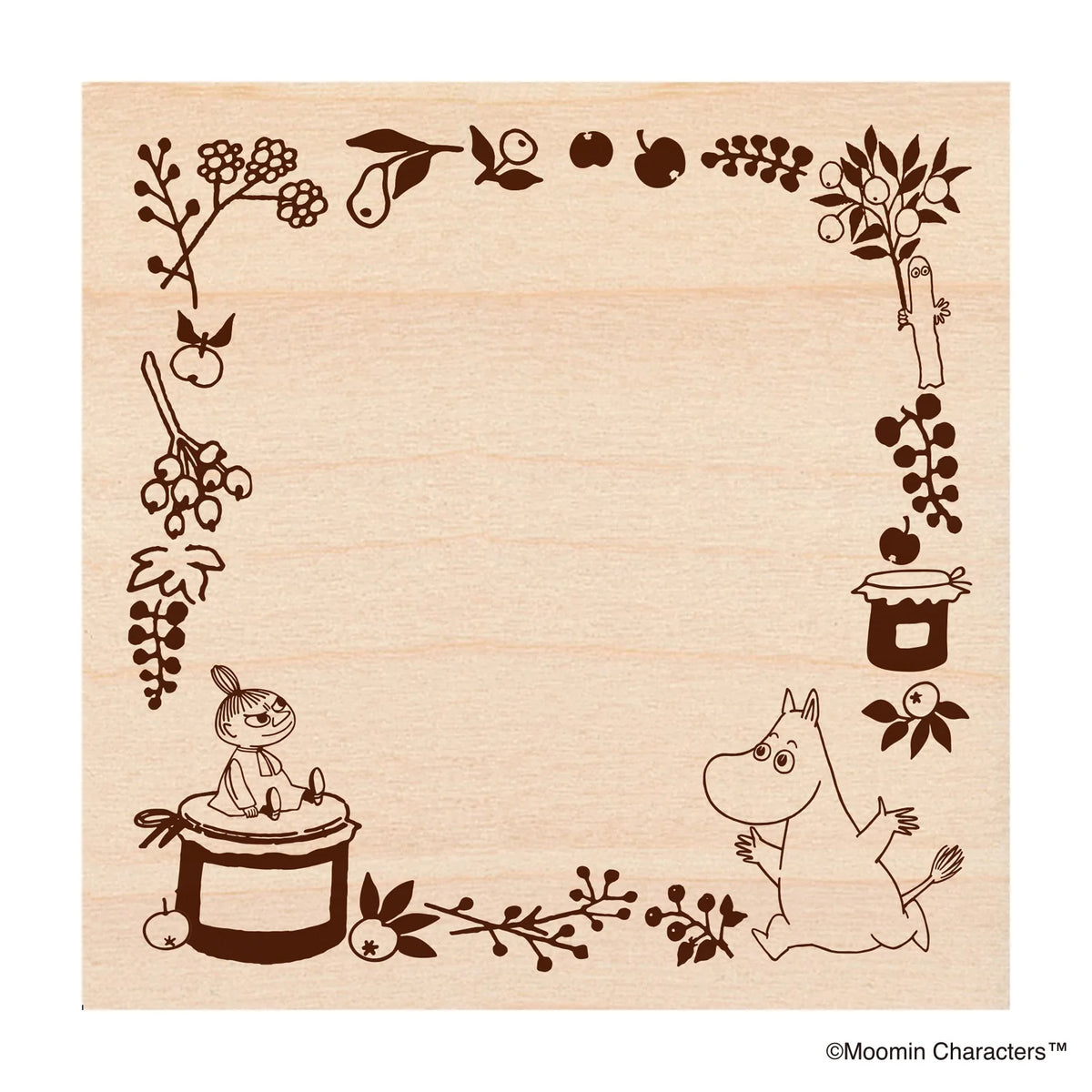 Beverly Irodori Stamp – Moomin Fruit Wreath