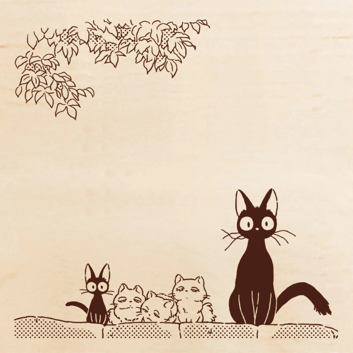 Beverly Irodori Stamp – Kiki’s Delivery Service Jiji’s Family
