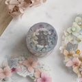 Loi Design Clear Silver Foil PET Tape – Hydrangea Petals (5 cm x 90 cm)