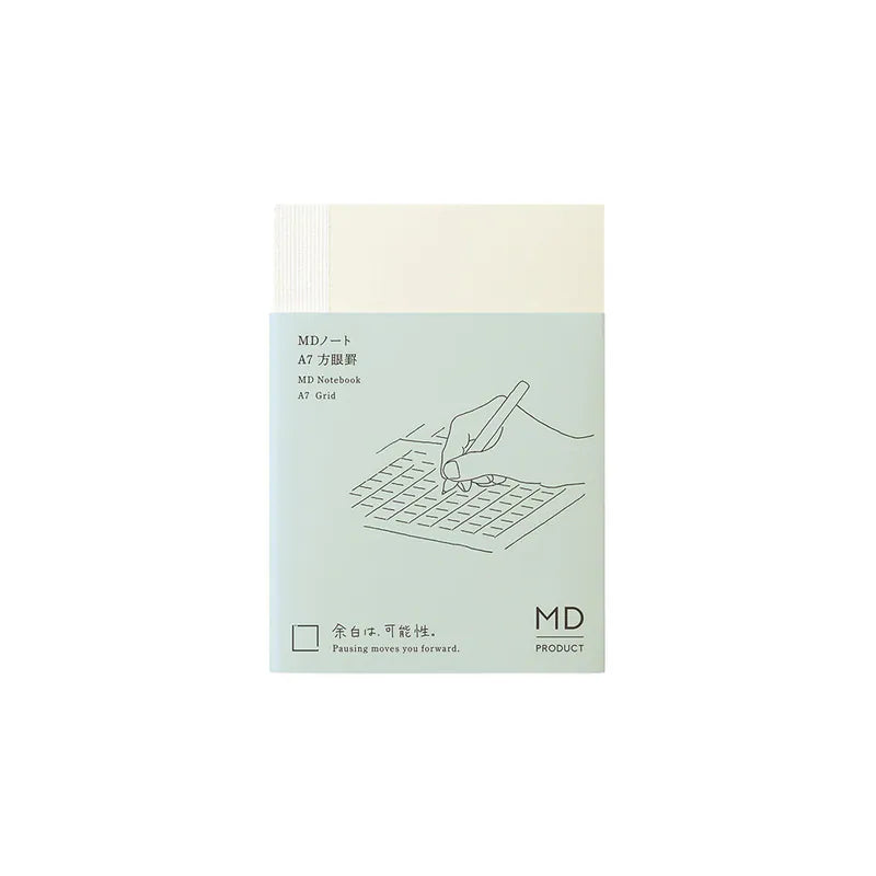MIDORI MD Notebook (A7 Grid Pages)