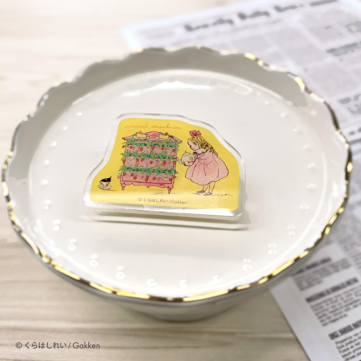 Kurahashi Rei Acrylic Clip - Cake