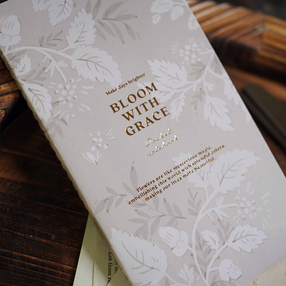 wwiinngg Slim Thread-Bound Notebook (Blank Pages) - Acorn Tree