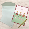 Kurahashi Rei Die Cut Letter & Envelope Set - Cookie