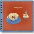 Kurahashi Rei Square Ring Notebook (Lined Pages) - Tea Time