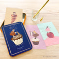 Kurahashi Rei Tin case & Postcard Set - Dessert