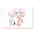 Tocorocomugi Spring Pop-up Card - Sakura Cats