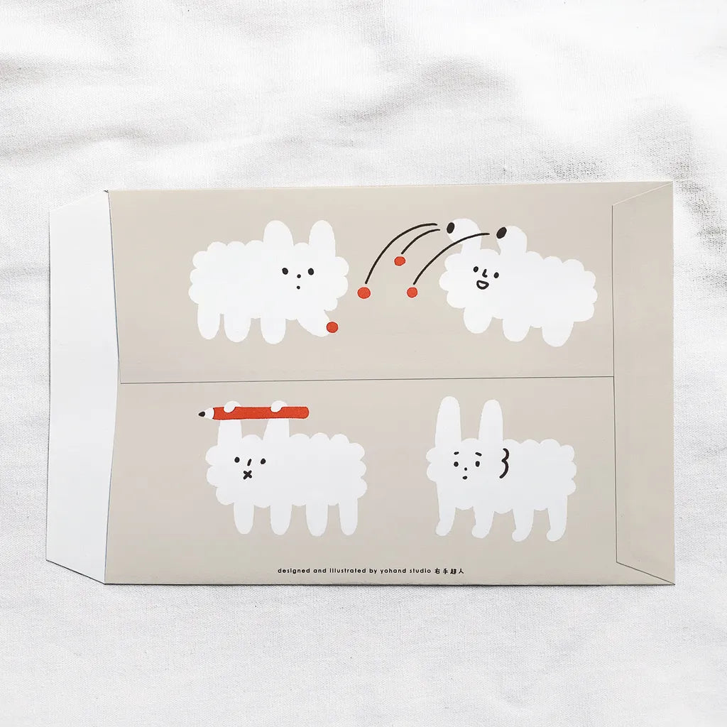 Yohand Studio Paper Gift Bags / Envelope (10 pcs) – Dog Cloud and Yohand Supergirl