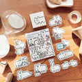 Yohand Studio Medium Sticker Set (10 pcs) – Dog Clouds