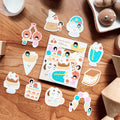 Yohand Studio Medium Sticker Set (10 pcs) – Dessert Time