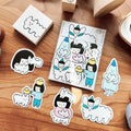 Yohand Studio Medium Wataerproof Sticker Set (5 Pcs) – Dog Clouds (1)