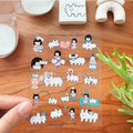 Yohand Studio Die-Cut Transparent Stickers - Dog Cloud Friends
