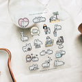 Yohand Studio Die-Cut Transparent Stickers - Dog Cloud Daily