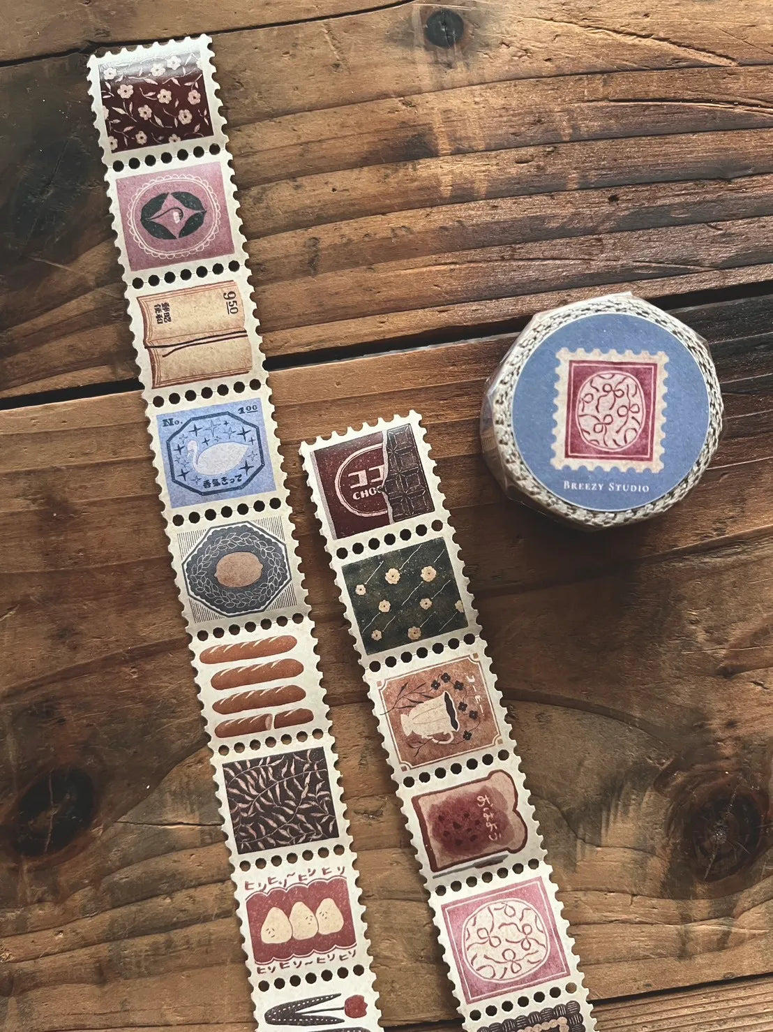 Breezy Studio Special-Cut Stamp Stickers – The Scent (3 cm x 100 cm)