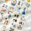 PION Kiss-Cut PET Tape Stickers – Fabric (3.5 cm x 100 cm)