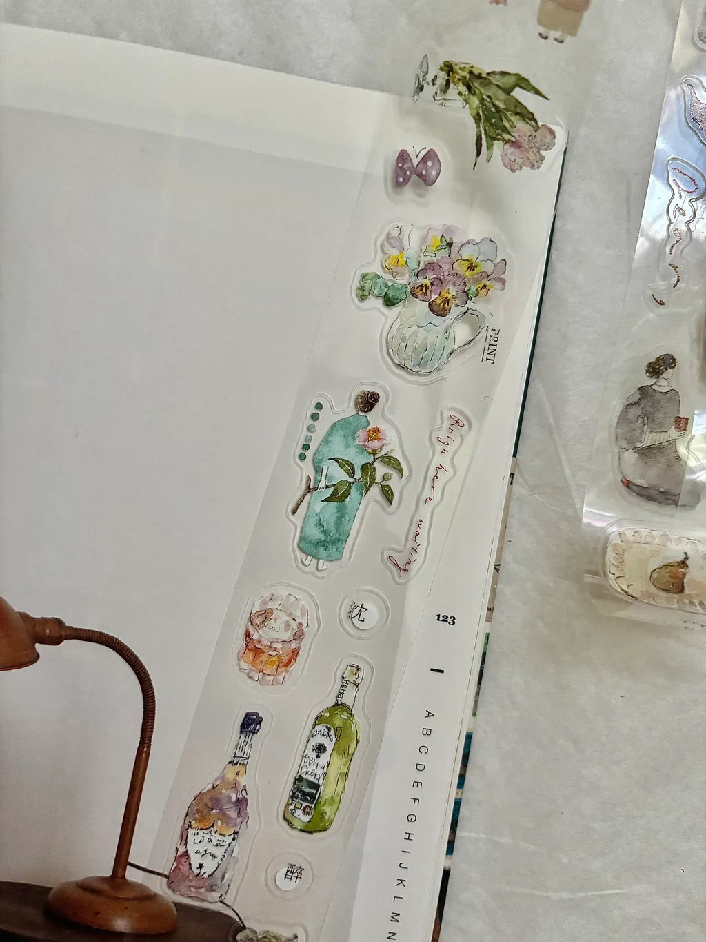 PION Kiss-Cut PET Tape Stickers (3.5 cm) – Mini Girl