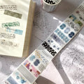 PION Kiss-Cut Washi Tape Stickers – Segments (5 cm x 100 cm)