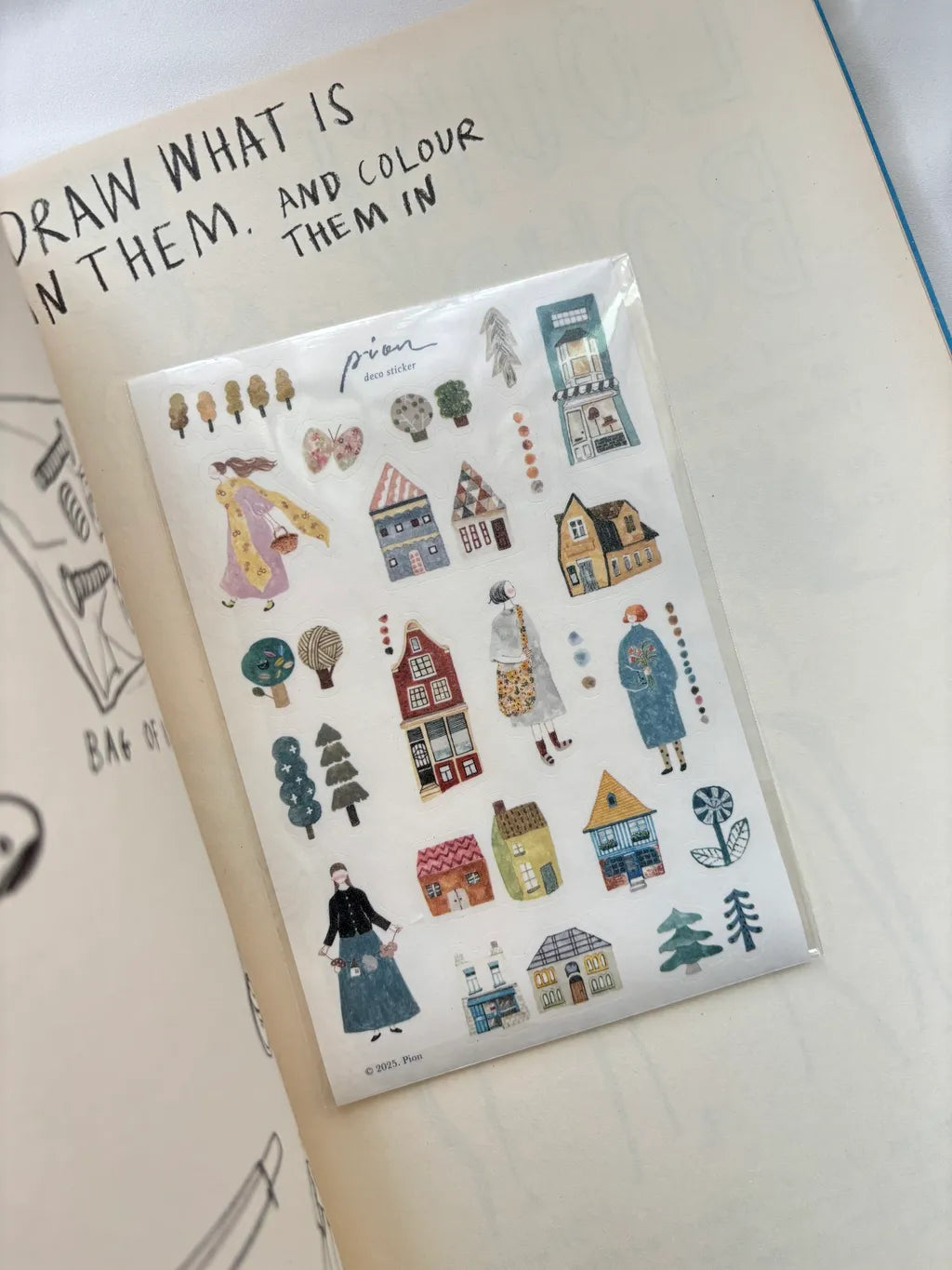 PION Washi Sticker Sheet – Walk