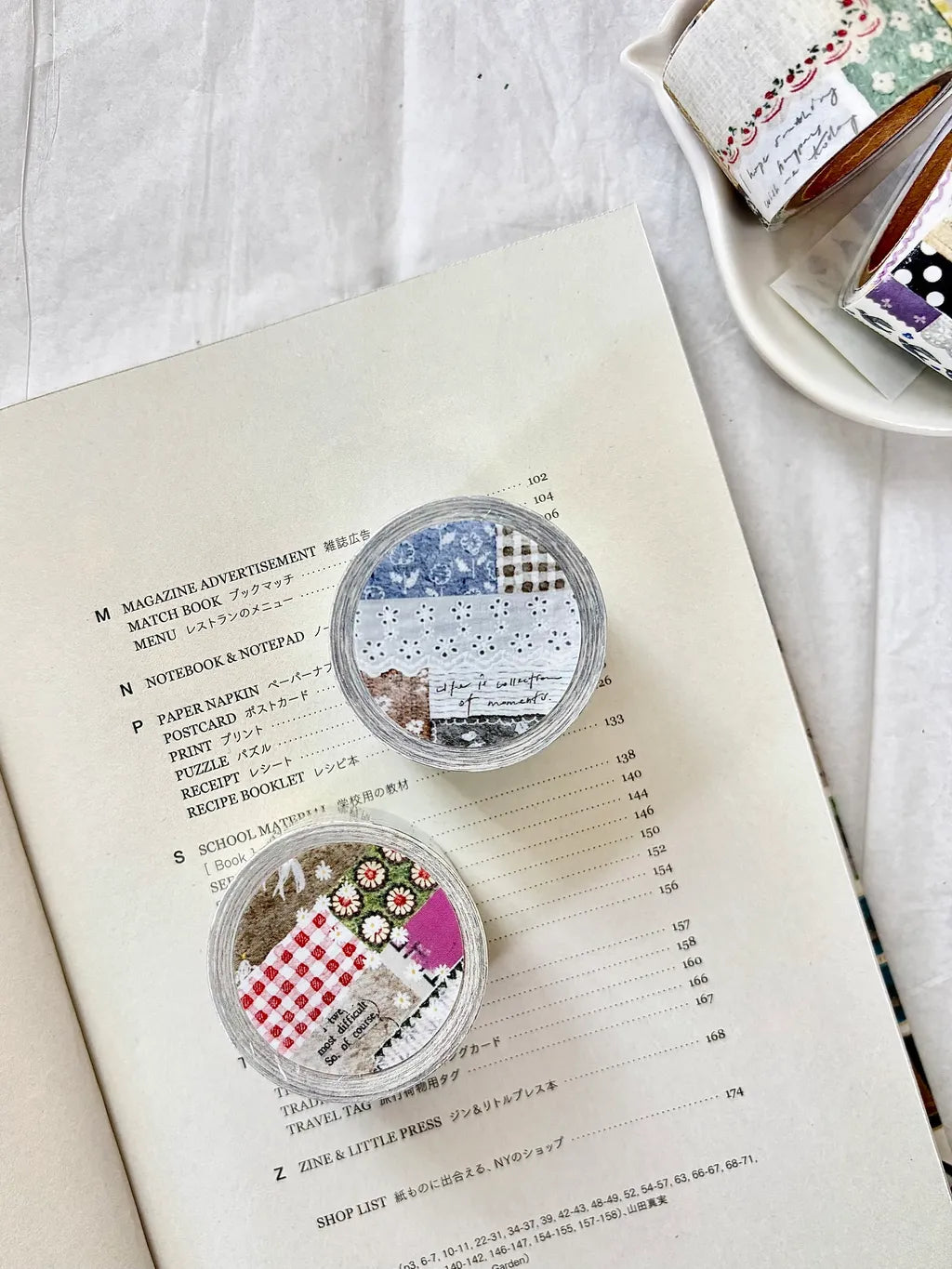 PION Washi Tape – Spring & Sunlight (3 cm x 5 m, 2 Options)