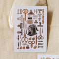Loi Design Gold Foil Postcard – Retro Stationery