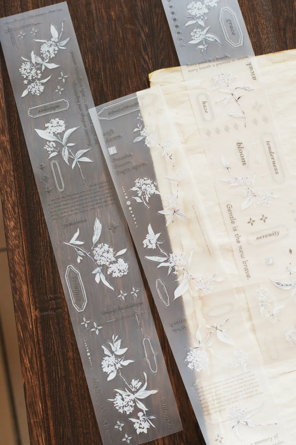 Loi Design x somesortof.fern x TOP Kiss-Cut Matte PET Tape Stickers – Thunberg Spirea (5 cm x 90 cm)