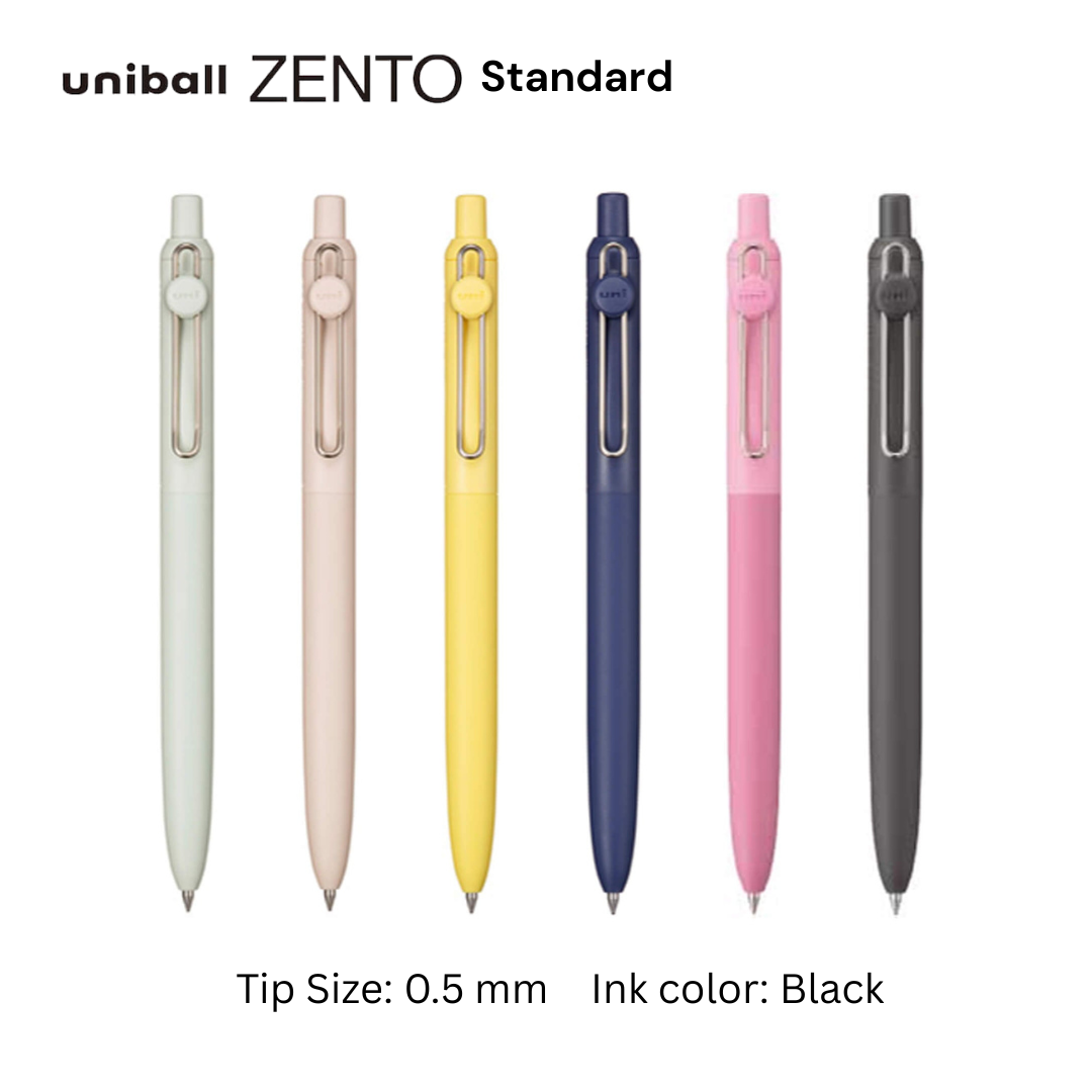 uniball ZENTO Standard Model Water-Based Ballpoint Pen (0.5 mm)