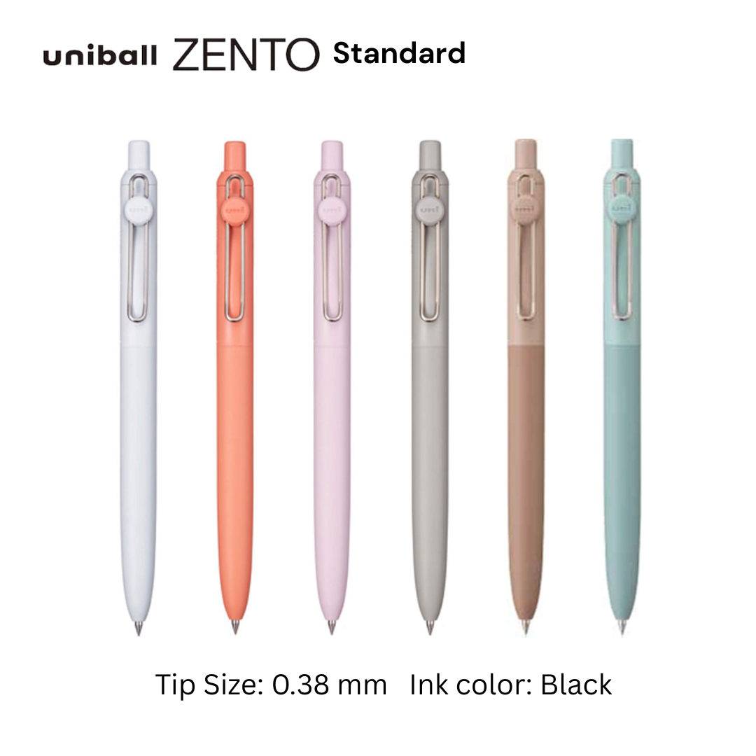 uniball ZENTO Standard Model Water-Based Ballpoint Pen (0.38 mm)