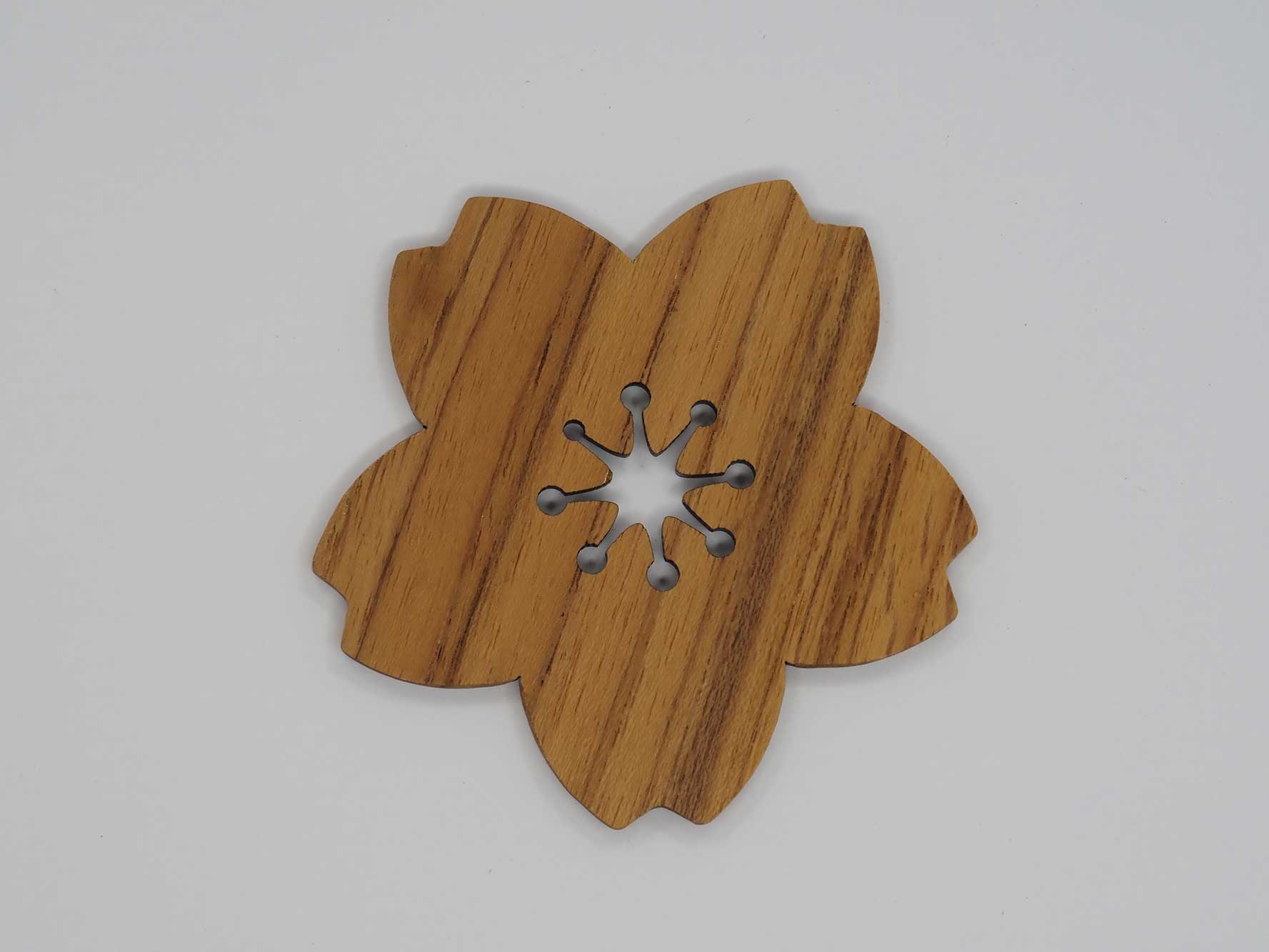 Teak Flower Coaster (2 Options)